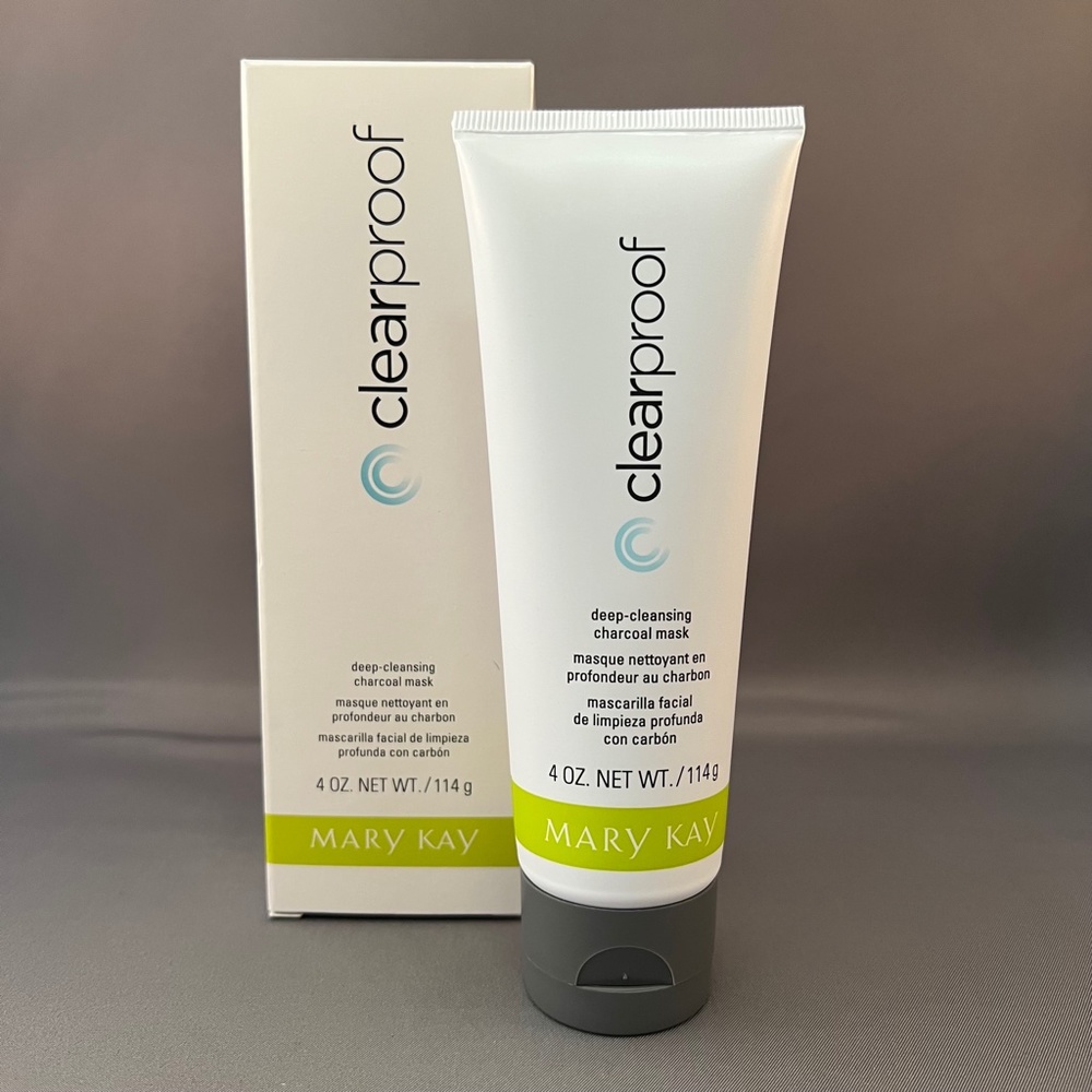 NIB MARY KAY Clearproof Deep Cleansing Charcoal Mask 4oz